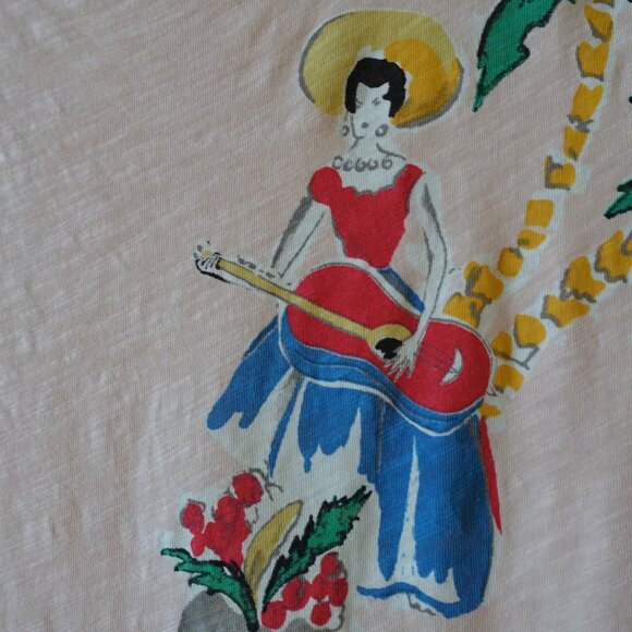 J.Crew JCrew G6608 souvenir postcard graphic t-shirt tee top S SM 4 - Picture 6 of 15